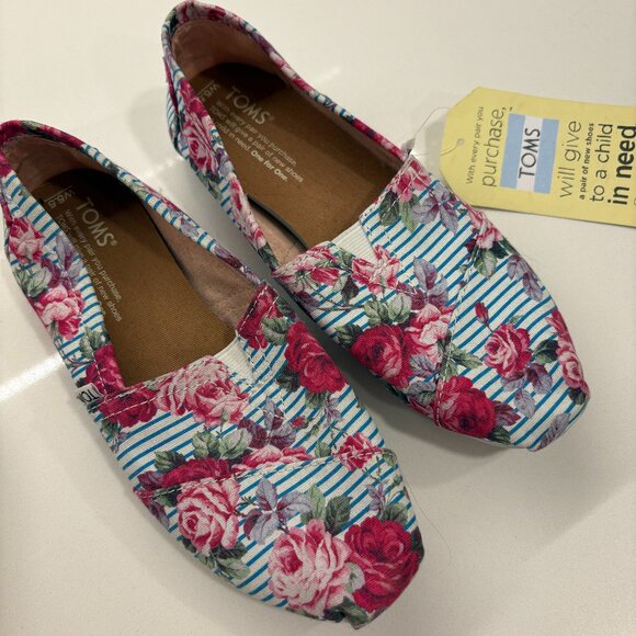 Toms Woman's Classic Slip On Shoes - Picture 1 of 3